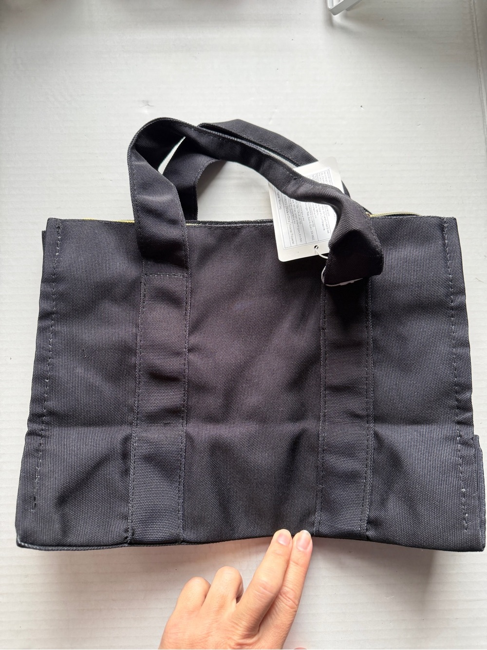 Woman’s Black Goth/Fairycore Print Tote Bag w/ Adjustable Straps - Picture 9 of 12